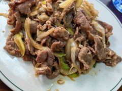 葱爆羊肉-清真永恒华威肉饼(潘家园店)