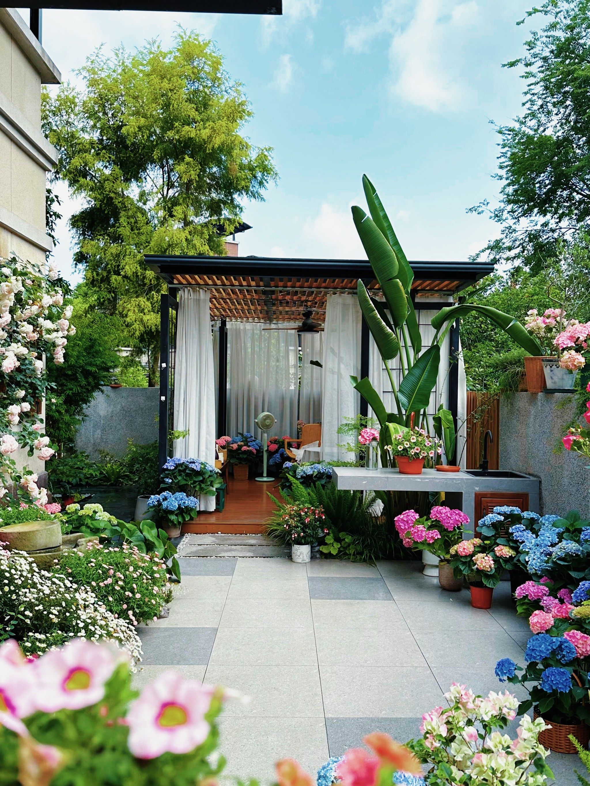 宁静舒适的小院