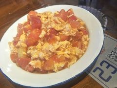 西红柿炒鸡蛋-马路牙子地桌烤肉(工体店)