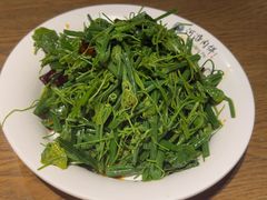 巧拌丝瓜尖-河沿肉饼Beijing Pie(锡拉胡同店)