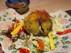黑松露温泉蛋薯仔沙律-鸟山鸣·日料食堂(王府井店)