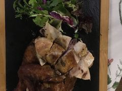 柠檬辣味烤鸡配时蔬-花·fleur古董西餐厅(西城夜未央店)
