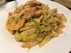 鲜虾炒白菜-魁盛居百年鲁菜馆(中林路店)