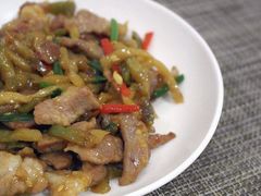 榨菜肉丝烩皮蛋-唐伯虎新派湘菜馆(石夏时代广场店)