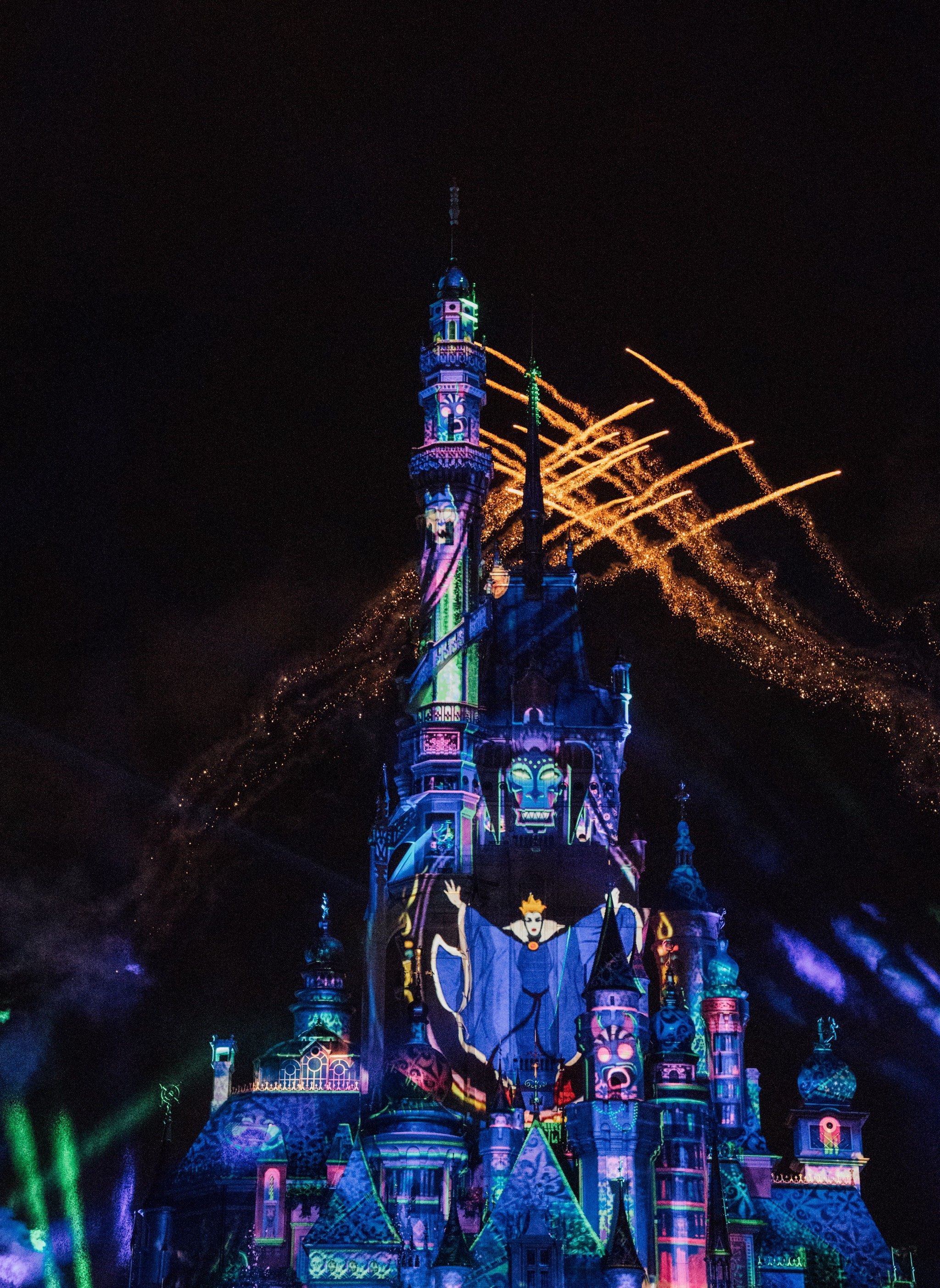 迪士尼的烟花超美