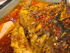 油泼香辣清江鱼-鱼酷活鱼烤鱼(南京水游城店)