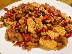 锅巴辣子鸡丁-缪氏川菜(丰盛町店)