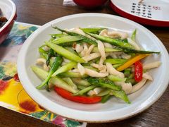 芦笋炒白玉菇-院落新京菜·烤鸭(地安门店)