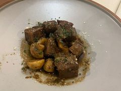 蘑菇拌牛舌巴沙米克醋风味-BONAZZA 意大利餐厅