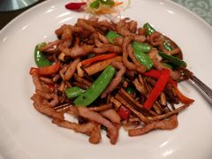 茶树菇炒肉-天顺渔港·海景餐厅(星海广场店)