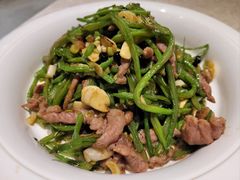 牛肉丝炒扁豆-紫光园(劲松店)