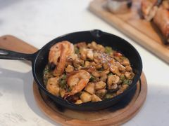 西班牙风味蘑菇鲜虾-开间茶馆·围炉煮茶