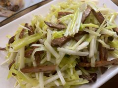 韭黄炒咸菜-旧款宁波饭店(华敏世纪广场店)