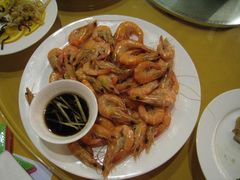 高汤生灼虾-北京王府井天伦王朝酒店