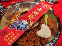 谭血鸭红锅底-谭鸭血老火锅(漳州路店)