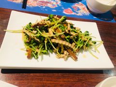 豆苗蛋干丝-YOYO悠游美食地图(西市城购物中心店)