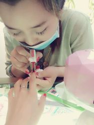 -孔雀手美甲美睫护理
