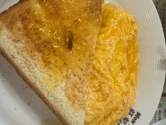 鲜牛油麦包多士及4.3牛奶炒日本滑蛋-旺记冰室(九龙中心大厦店)