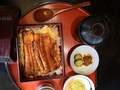 烤鳗鱼定食。-长富宫饭店·日本料理樱