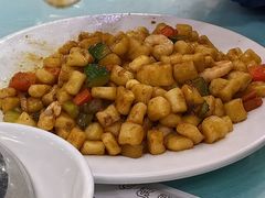 虾仁炒疙瘩-白魁老号饭庄(交道口店)