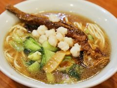 虾仁黄鱼面-奎元馆.百年奎元.非遗传承(西湖边的解放路店)