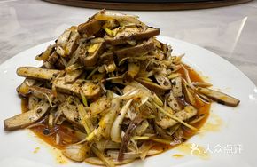 Tofu with Enoki Mushrooms
