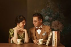 -时光纪亲子全家福照相馆(静安店母女写真父母纪念照)