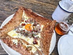 鸡蛋蘑菇熏肉荞麦可丽饼-RAC BAR(安福路店)