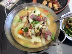 老黄瓜茶笋火腿干锅-水香园·中国徽菜名店(紫霞大道店)