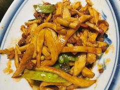 碧绿山珍炒牛柳-柒园·三十年创意杭帮菜(龙湖滨江天街店)