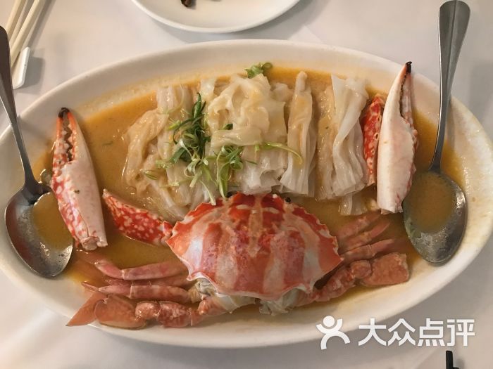 鸡油花雕蒸大花蟹