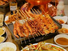 -宝记烧烤·碳锅羊肉·羊蝎子火锅·夜食社(文体路创始店)