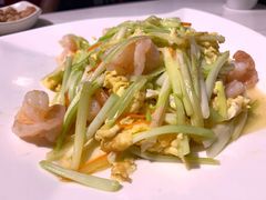 韭黄虾仁炒滑蛋-潮人姐妹轩(海宁路店)
