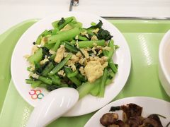 菜苔炒鸡蛋-北大家园食堂