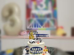 -咖咖熊蛋糕定制·英国蓝风车动物性淡奶油