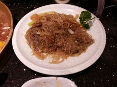 牛肉炒粉丝-猪啊牛呀羊啊铜盘烤肉(正大广场店)