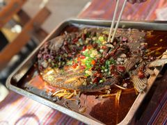 仙岛湖生态烤鱼-鱼乐岛餐厅·户外花园主题餐厅