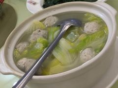 自家豬肉丸煲娃娃菜-四季大酒楼(白濠店)