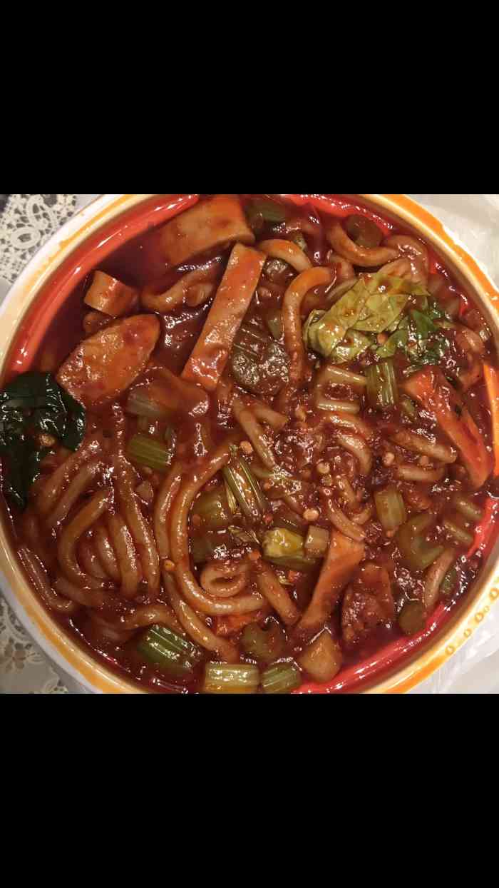 丝路新疆炒米粉(天宫大道店)-"炒米粉点的外卖,口味选择的是渝味,芹菜