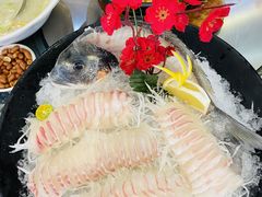 金雕鱼刺身-祈胜邨•顺德鱼生•顺德菜(容桂店)