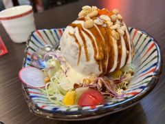 温泉蛋爆浆土豆泥-仙隐小鹿中华料理(南宁万象城店)