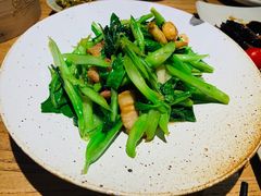 生炒广东菜心-潮粥荟·潮汕砂锅粥(朝阳大悦城店)