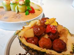 酸甜菠萝植物球-熹素·鲜美素食Vegetarian (天河领展店)