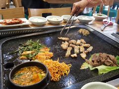 烤好的肉类-金顺韩式烤肉·网红烤肉店(广利路店)