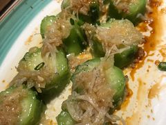 银鱼仔蒸丝瓜-大榕树下顺德菜(融创茂店)