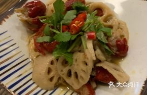 Lotus Root with Lobster Tails