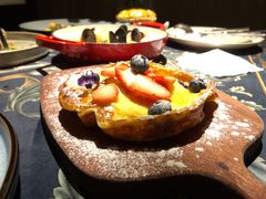 荷兰煎饼和季节水果配海鲜汁-第101座花园餐厅(湖滨88店)