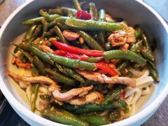豆角丝炒肉拌转百刀-日上三甘(三里屯店)