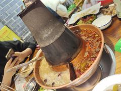 -老蜀铜火锅·酸菜脊骨·麻辣羊蝎子(热闹路店)