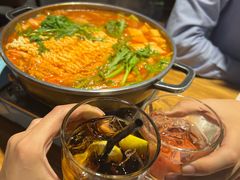 部队年糕鸡肉火锅-花腰餐吧Bistro烧烤 傣味(传媒大学店)